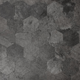 Hexagon mørkegrå betong selvklebende veggfliser imiterer fliser i mørke toner i et hexagonalt elegant mønster. Fin til kjøkken og baderom. 