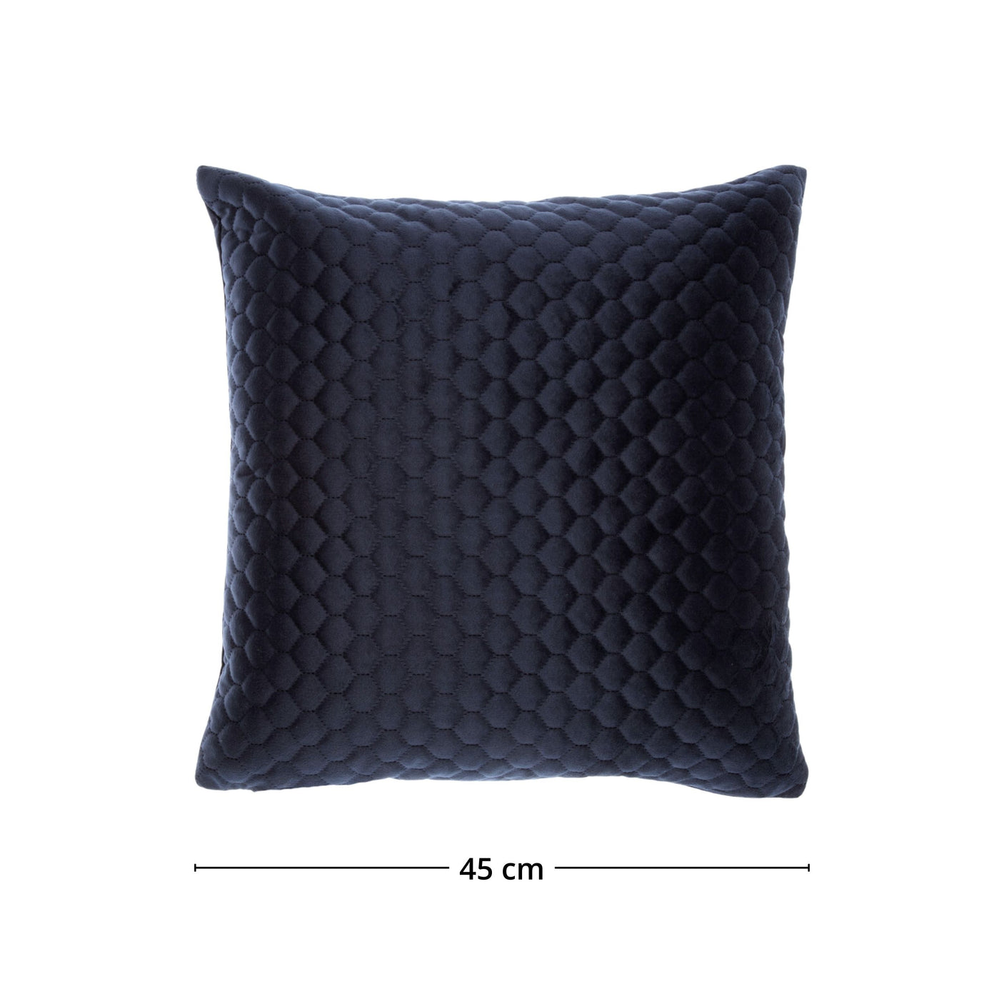 Putetrekk bikube velur blå 45 cm