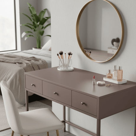 Uni matt Taupe kontaktplast - Lindas Dekor