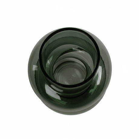 Vase rund flaskegrønn 16 x 26 cm - Lindas Dekor