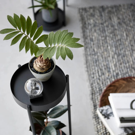 Plantestativ fleksibel sort - Lindas Dekor