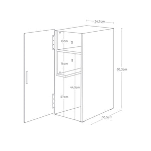 Svart gaming oppbevaring med trefront til konsoll og tilbehør