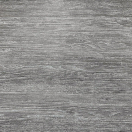 Nærbilde av bordkant med perlegrå kontaktplast