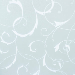 Static Scroll Flower vindusfolie