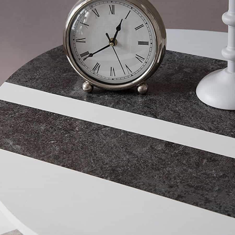 Avellino betong kontaktplast – mørk betongfolie med industriell look til kjøkkenbenk
