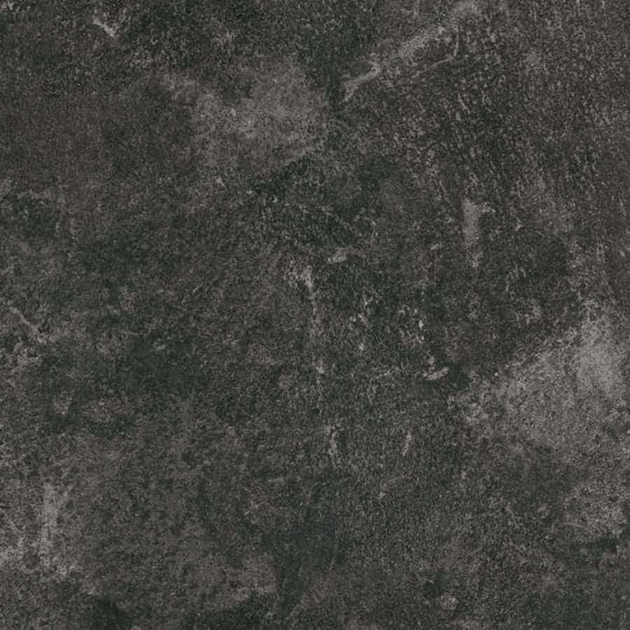 Betong kontaktplast på kjøkkenbenk – rå steinlook med mørke gråtoner
