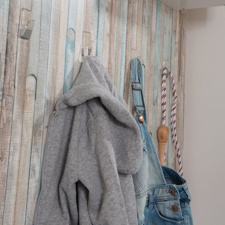 Rio ocean kontaktplast – imiterer drivved i behagelige pastellfarger til møbler og hytta
