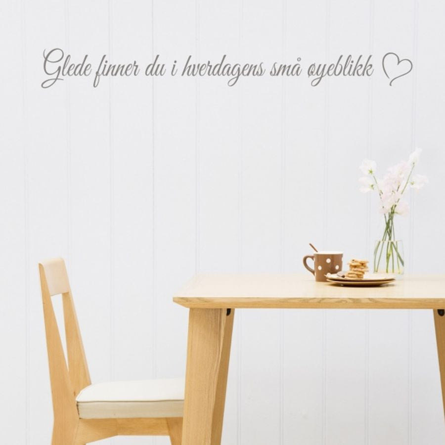 Glede finner du i hverdagens små øyeblikk