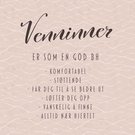 20 - pk Servietter BH Venninne, rosa - Lindas Dekor
