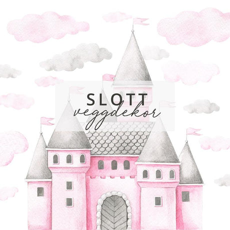 Slott klistremerker - Lindas Dekor