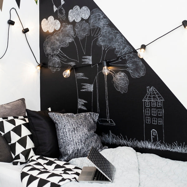 Tavlefolie 45 cm bred – fjernbar kontaktplast til vegg og møbler
