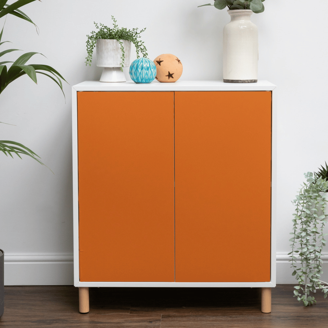 Uni matt terracotta kontaktplast