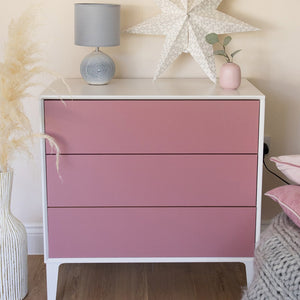 Uni matt ash rose kontaktplast
