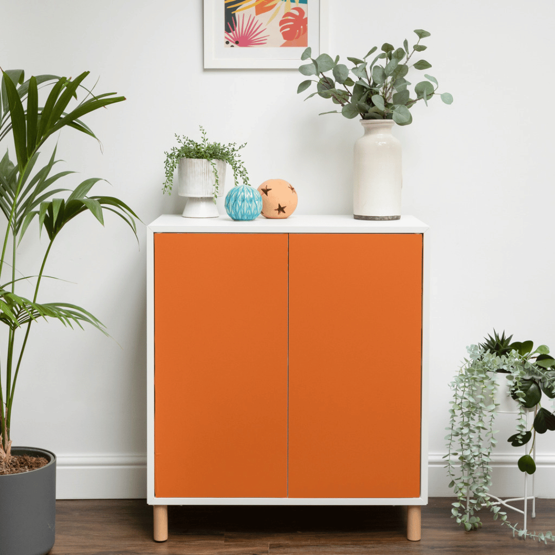 Uni matt terracotta kontaktplast