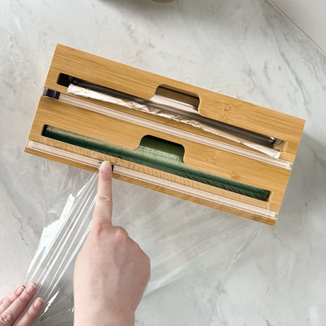 Foliedispenser, bambus