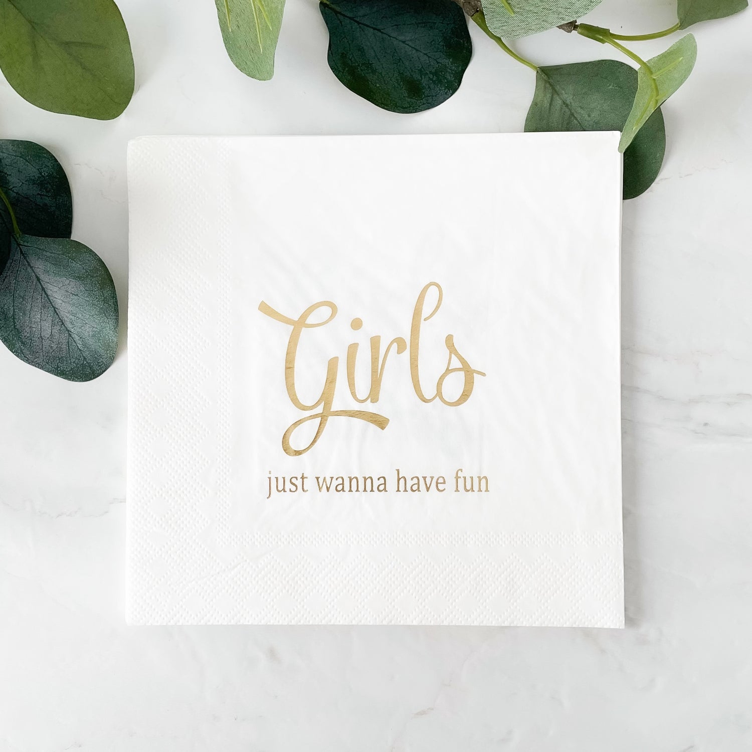 20-pk Servietter Girls Fun, gull